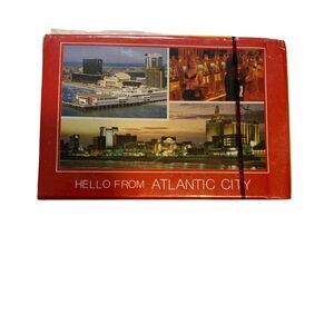 Vintage Bridge Playing Cards Atlantic City NJ Souvenir New in Package